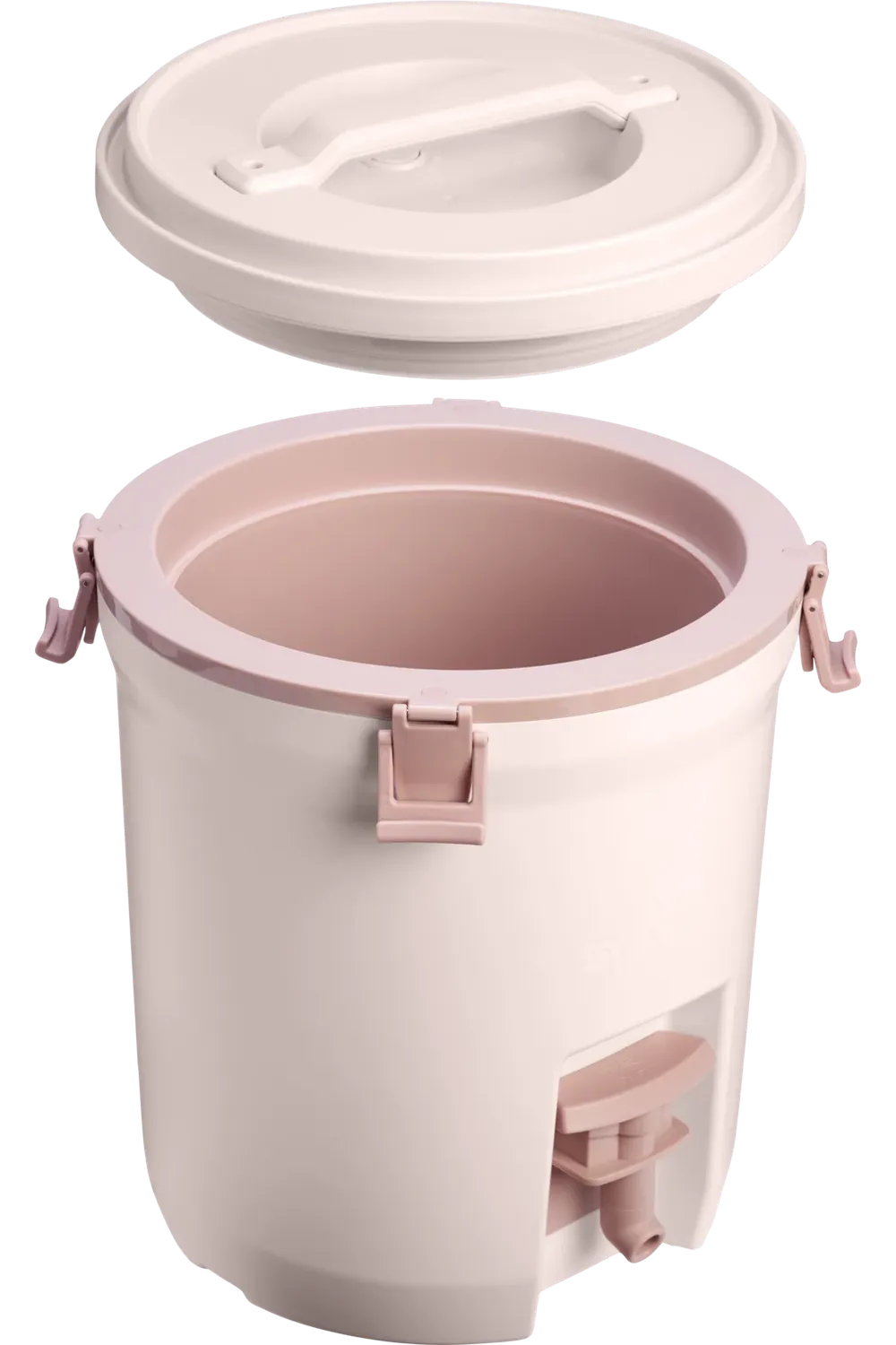 The Fast-Flow Water Jug 7.5L / 2 Gal Rose Quartz 1210001906266
