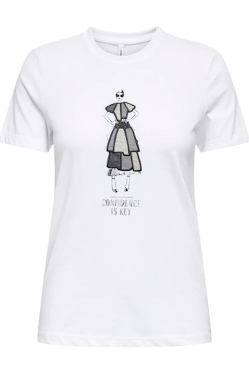 ONLY Kadın Beyaz Tişört 15329752