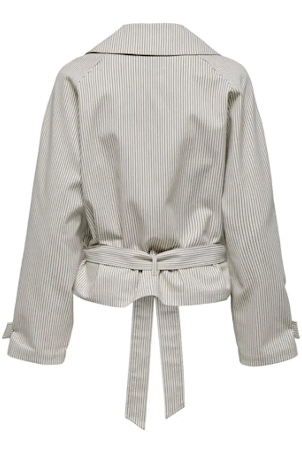 Only Kadın Onlida Kısa Çizgili Gri Ceket 15341074G