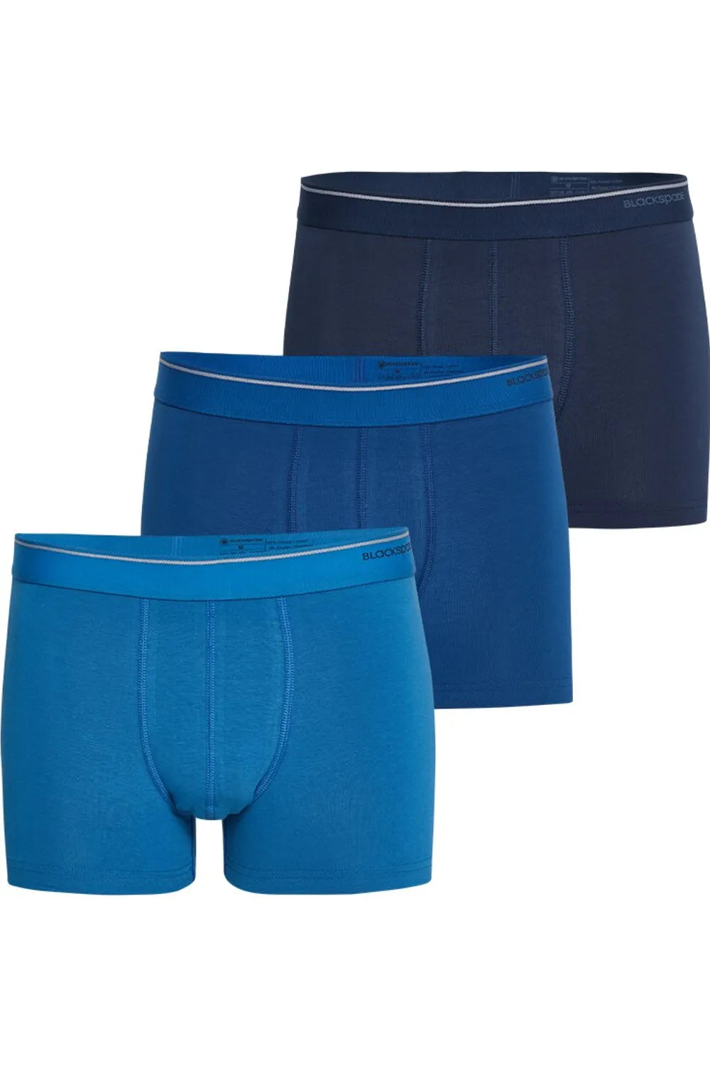Blackspade Erkek 3'lü Tender Cotton Lacivert Mavi Boxer 9670M