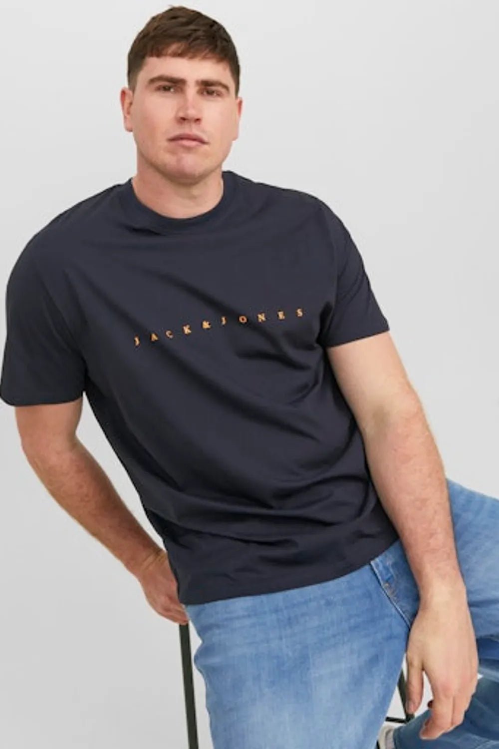 Jack & Jones Erkek LACİVERT TİŞÖRT 12243625