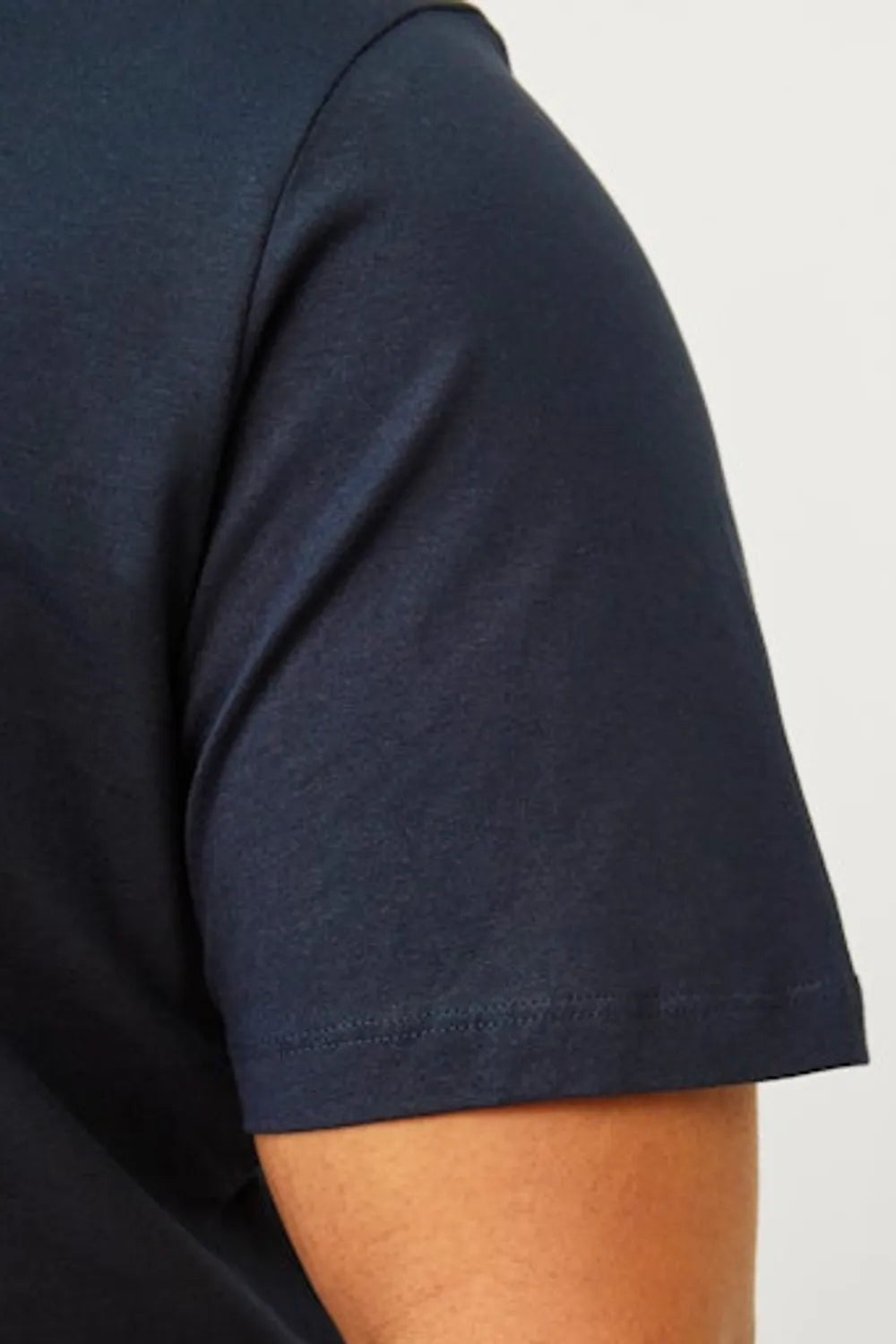 Jack & Jones Erkek KOYU LACİVERT TİŞÖRT 12243630
