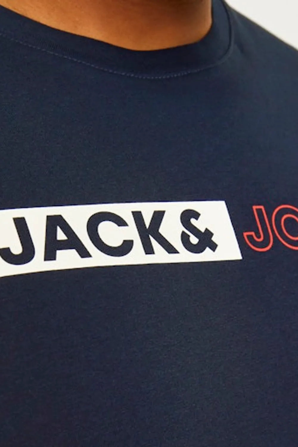 Jack & Jones Erkek KOYU LACİVERT TİŞÖRT 12243630