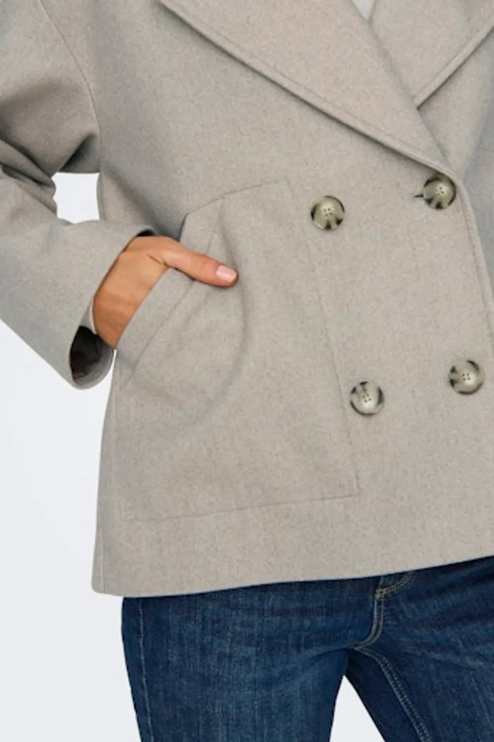 ONLY Kadın Bej Melanj Ceket 15315503