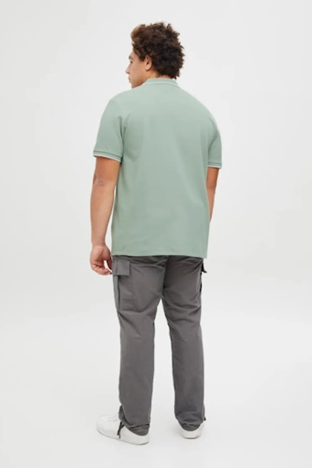 JACK JONES Erkek Yeşil Polo Tişört 12274980