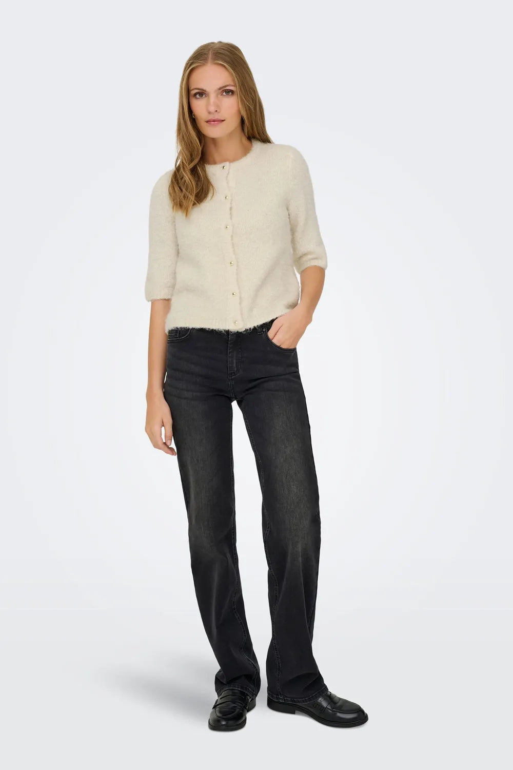 ONLY Kadın Açık Bej Kazak 15350782