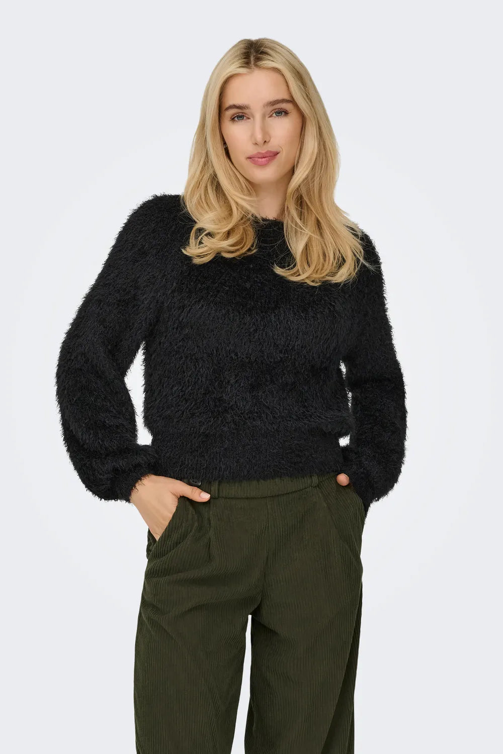 ONLY Kadın Siyah Kazak 15350650