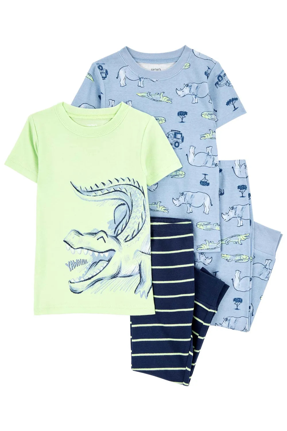Carter's Küçük Erkek Çocuk Pijama Set 4'lü Paket 2S380510