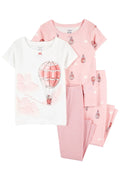 Küçük Kız Çocuk Pijama Set 4'lü Paket 2S379910