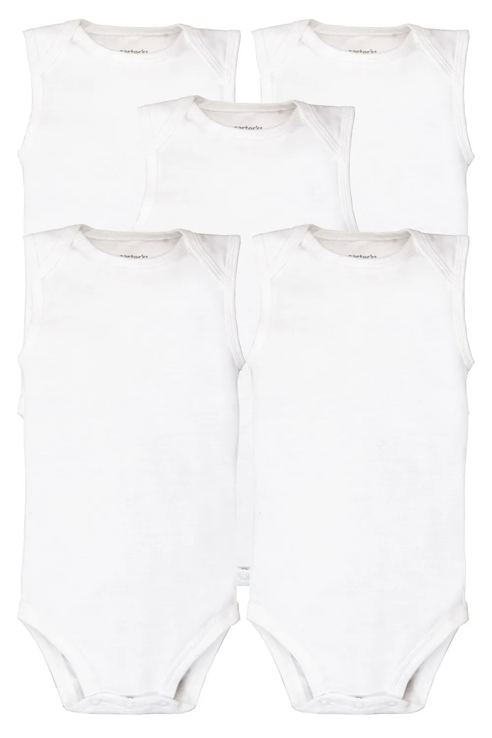 Carters Renkli Layette Kız Bebek Kısa Kollu Body 5'li Paket 1R885510R