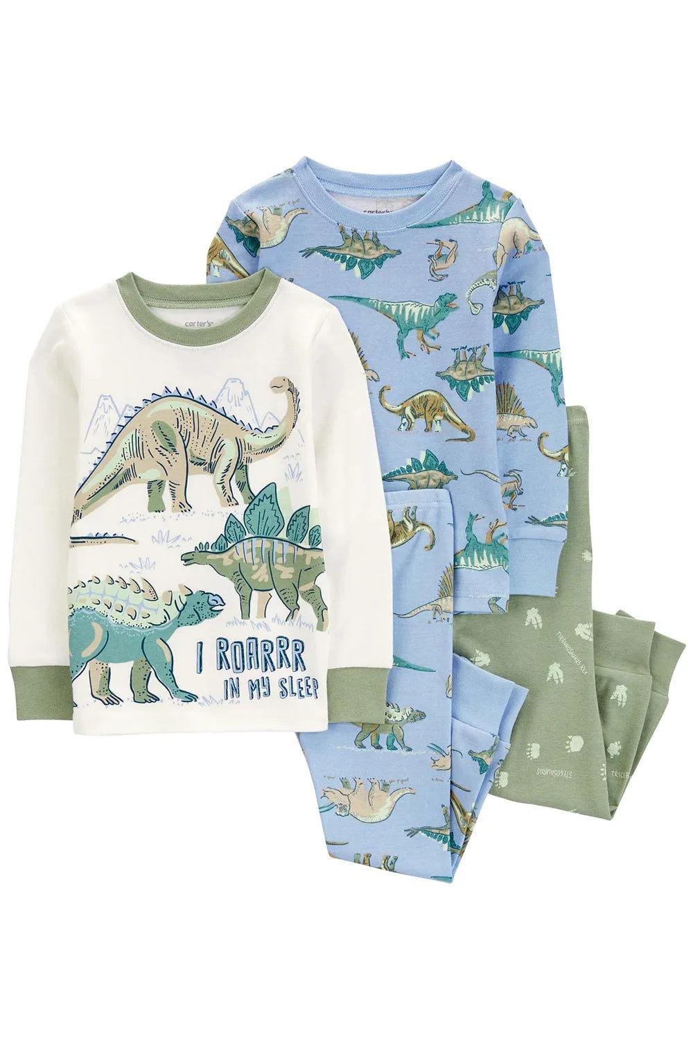 Carters Küçük Erkek Çocuk Pijama Set 4'lü Paket 2R492510R