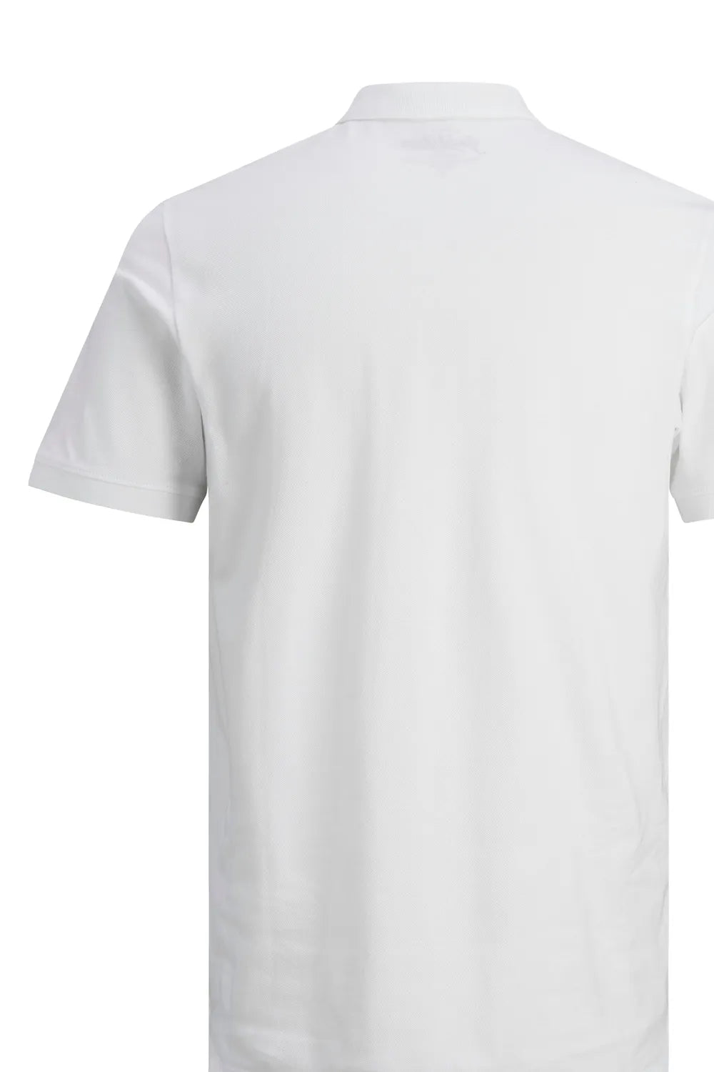 Jack Jones Erkek Pamuklu Beyaz Polo Yaka Tişört 12136516