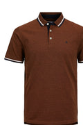 JACK JONES Erkek Kahverengi Polo Tişört 12143859
