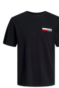 JACK JONES Erkek SİYAH Logo Tişört 12233999