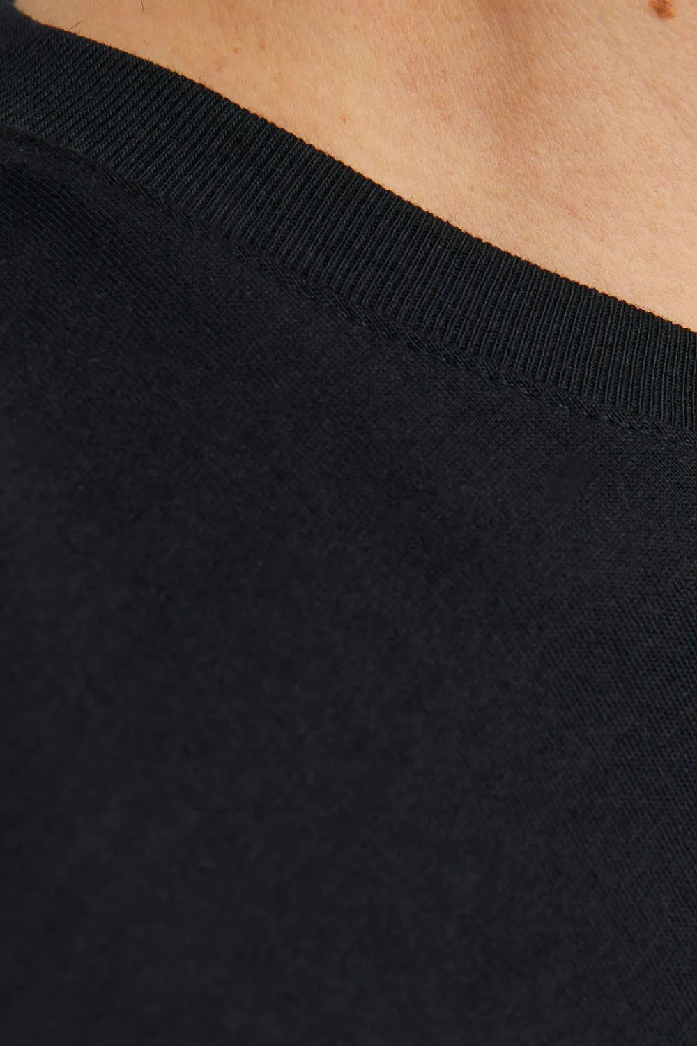 JACK JONES Erkek SİYAH Logo Tişört 12233999