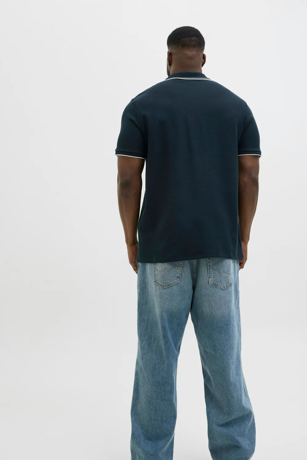 JACK JONES Erkek Lacivert Polo Tişört 12274980