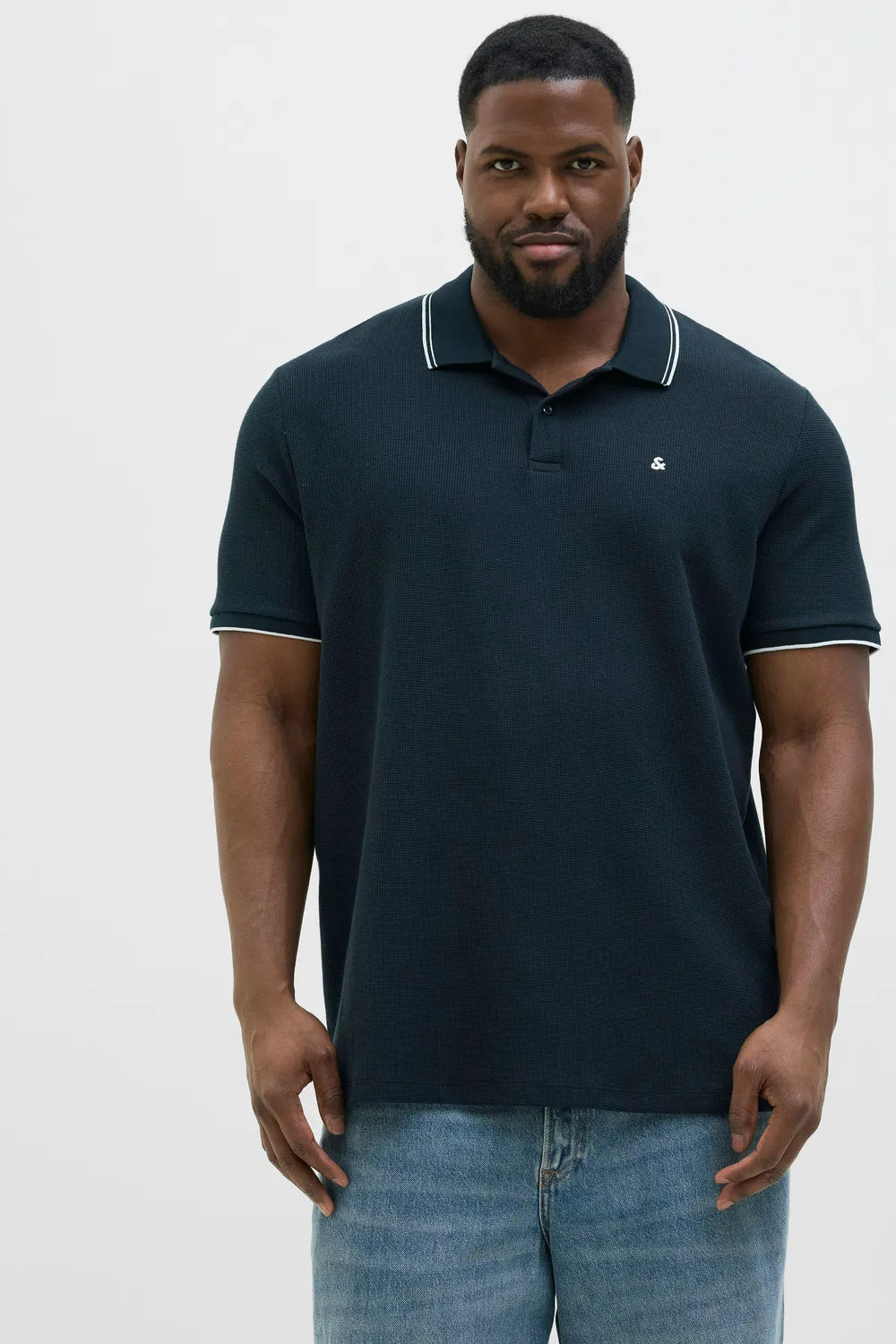 JACK JONES Erkek Lacivert Polo Tişört 12274980