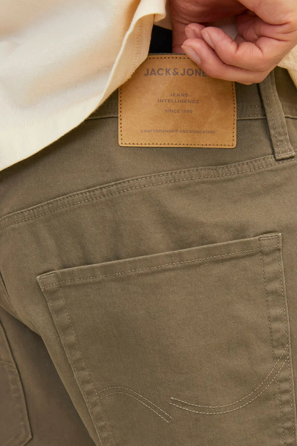 Jack Jones Erkek Jpstrick Kahverengi Şort 12254933