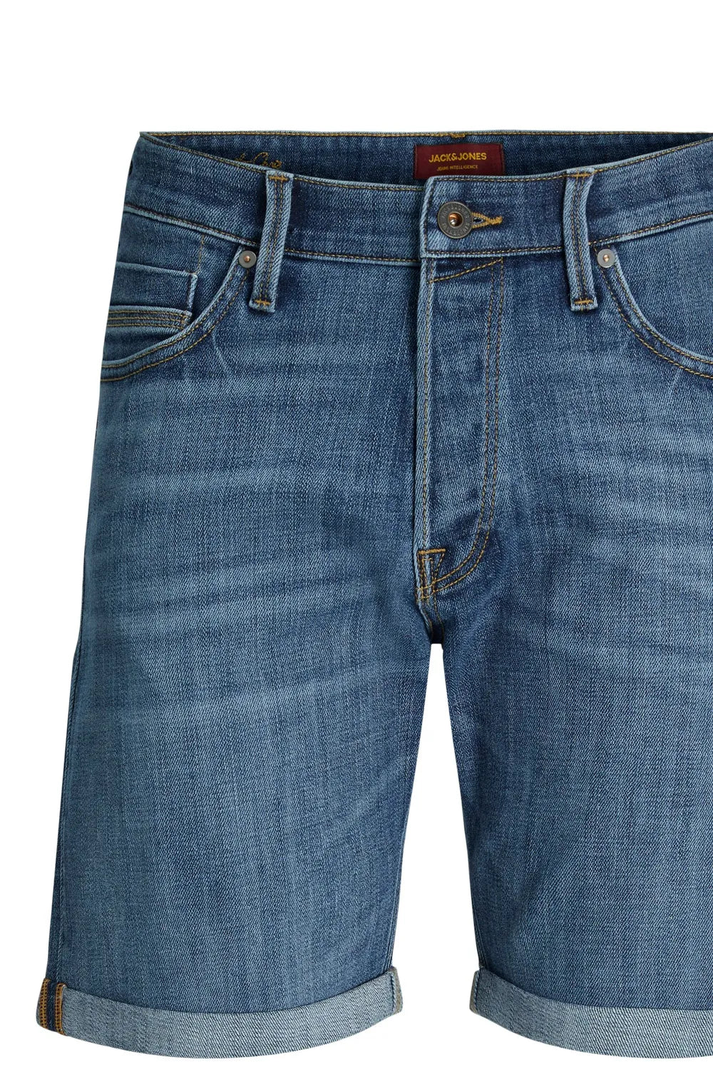 Jack Jones Erkek Jjichris Jjwood Mavi Denim Kot Şort 12249092