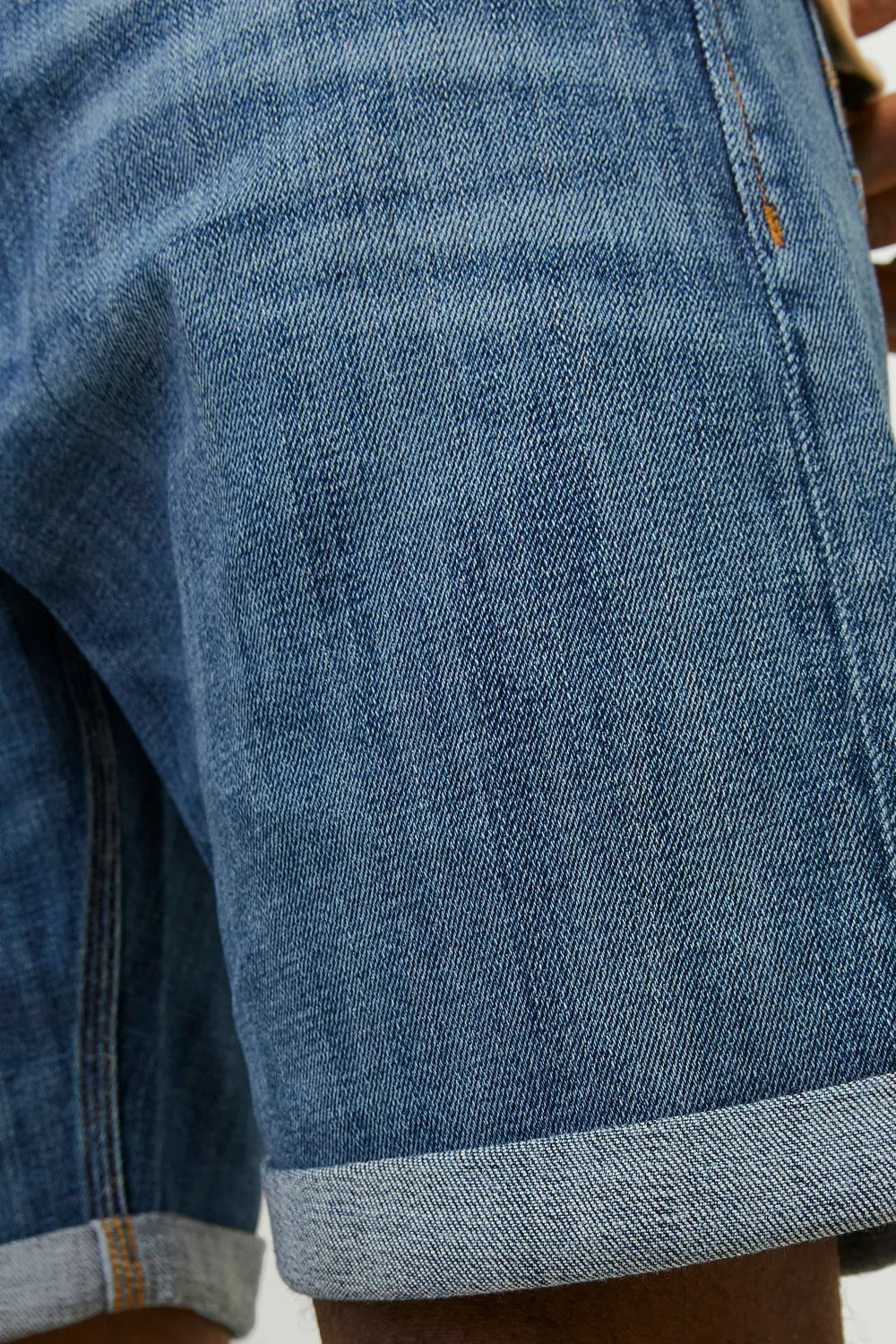 Jack Jones Erkek Jjichris Jjwood Mavi Denim Kot Şort 12249092