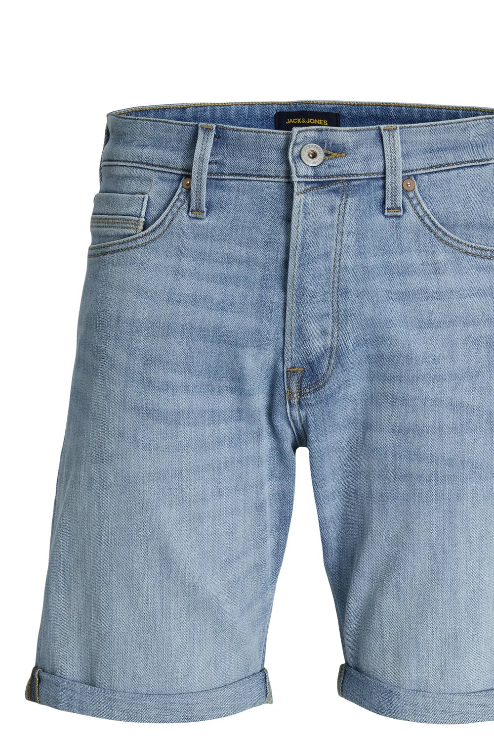 Jack Jones Erkek Jjichris Jjwood Mavi Denim Kot Şort 12249095