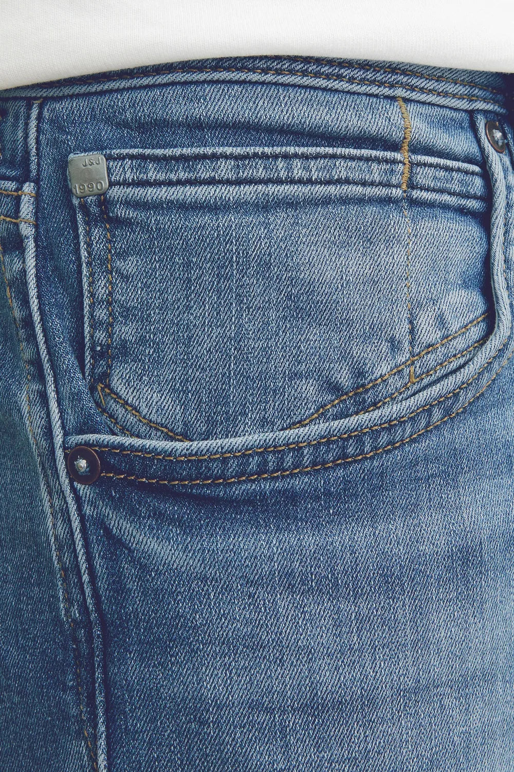 Jack Jones Erkek Jjirick Jjfox Mavi Denim Kot Şort 12250488
