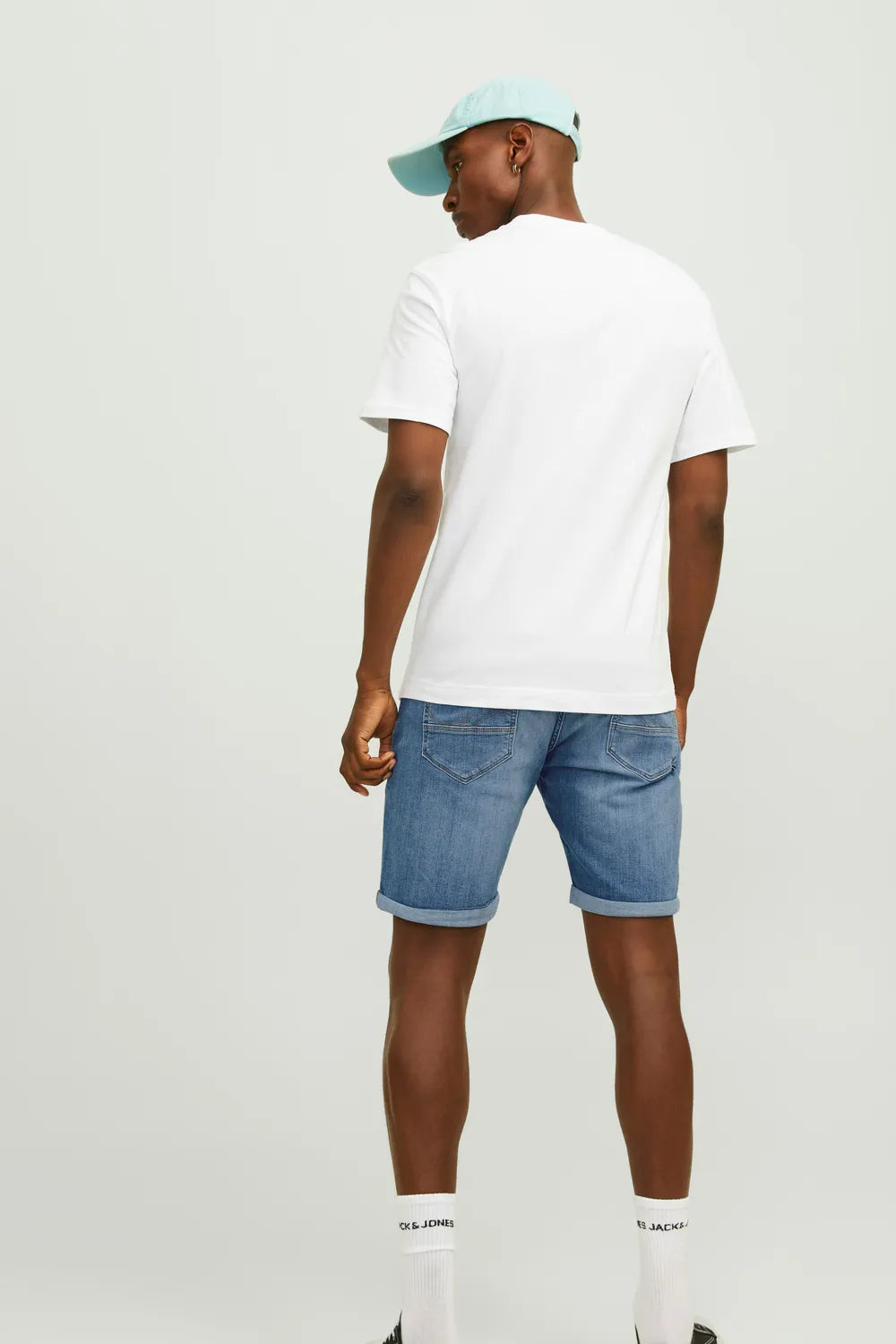 Jack Jones Erkek Jjirick Jjfox Mavi Denim Kot Şort 12250488