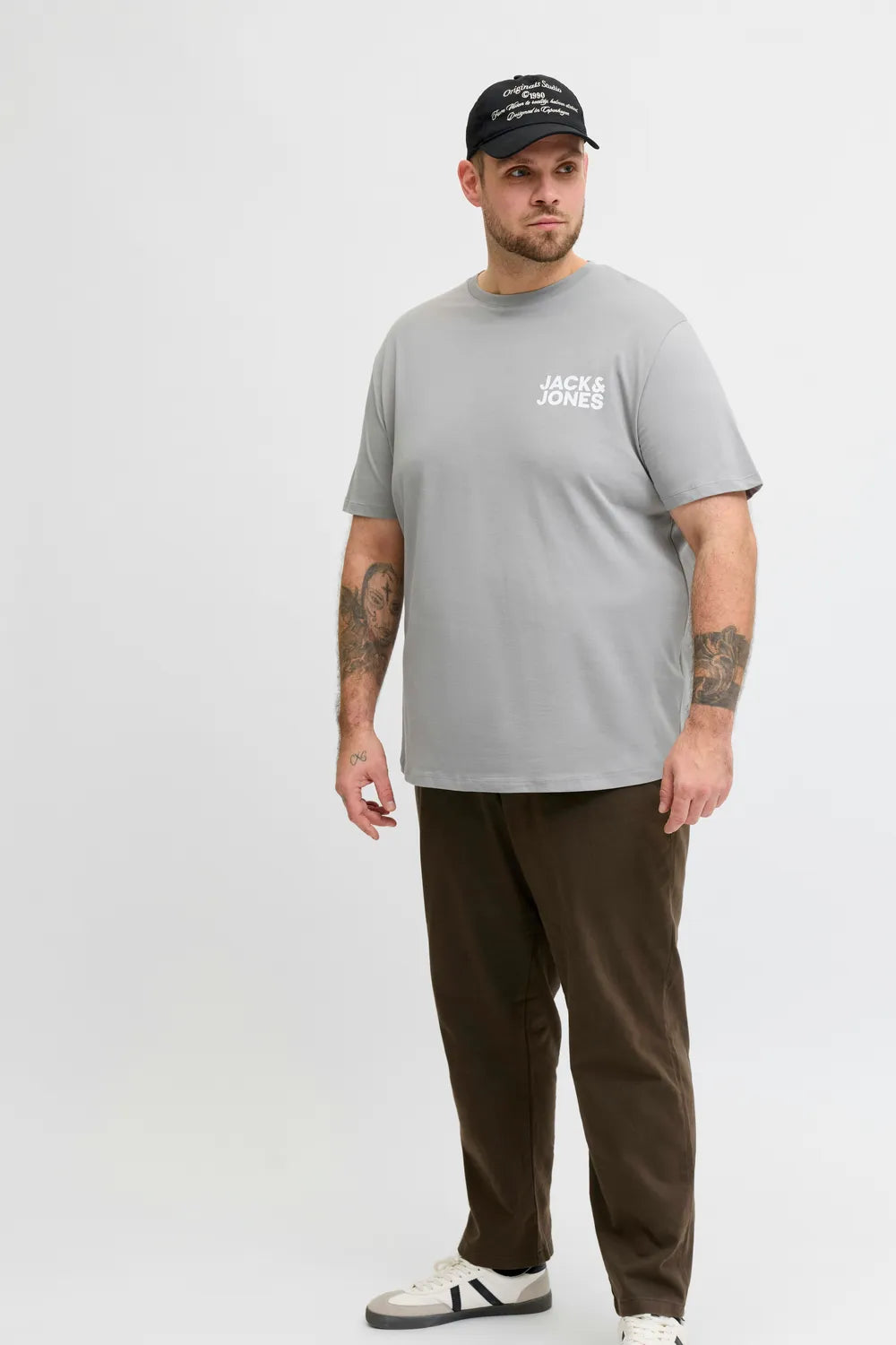 Jack&Jones Erkek GRİ TİŞÖRT 12158505