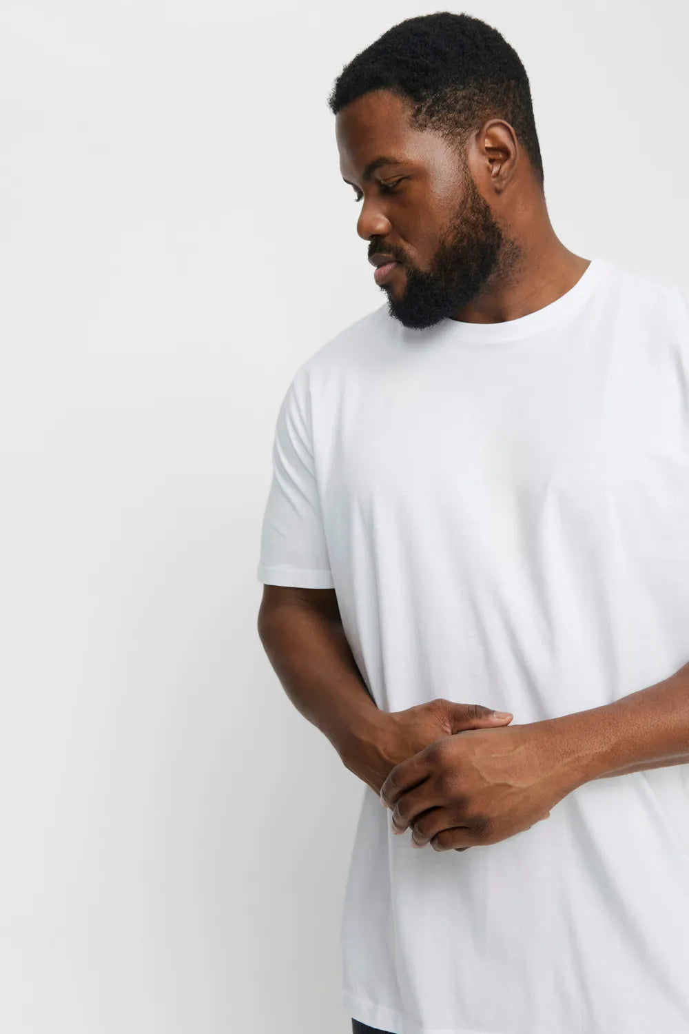 Jack & Jones Erkek BEYAZ TİŞÖRT 12158482