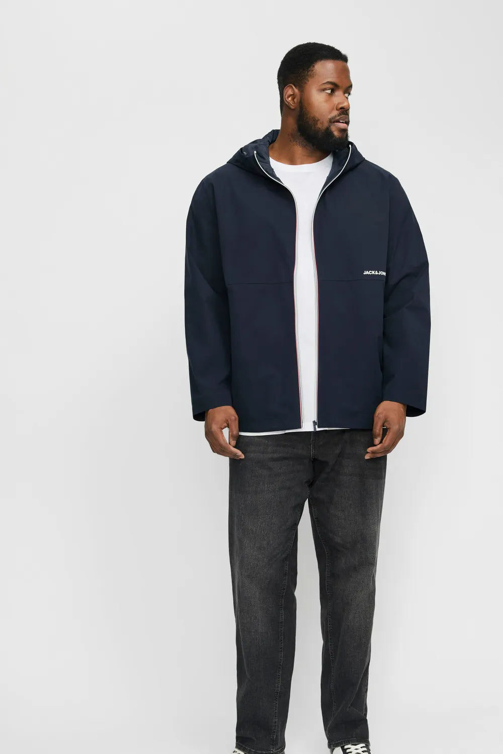 Jack & Jones Erkek BEYAZ TİŞÖRT 12158482
