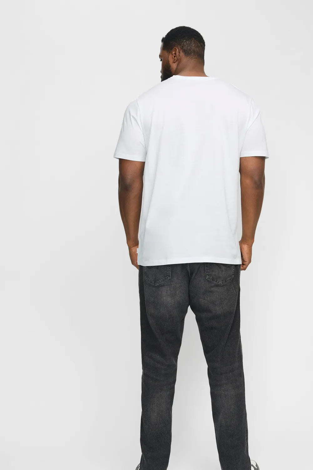 Jack & Jones Erkek BEYAZ TİŞÖRT 12158482