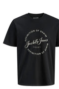Jack&Jones Erkek Siyah Tişört 12288377