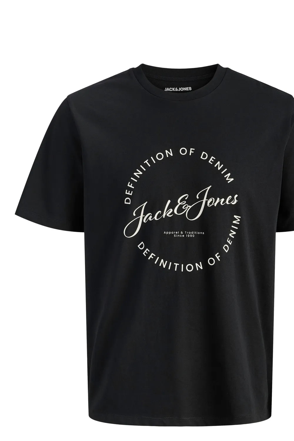 Jack&Jones Erkek Siyah Tişört 12288377