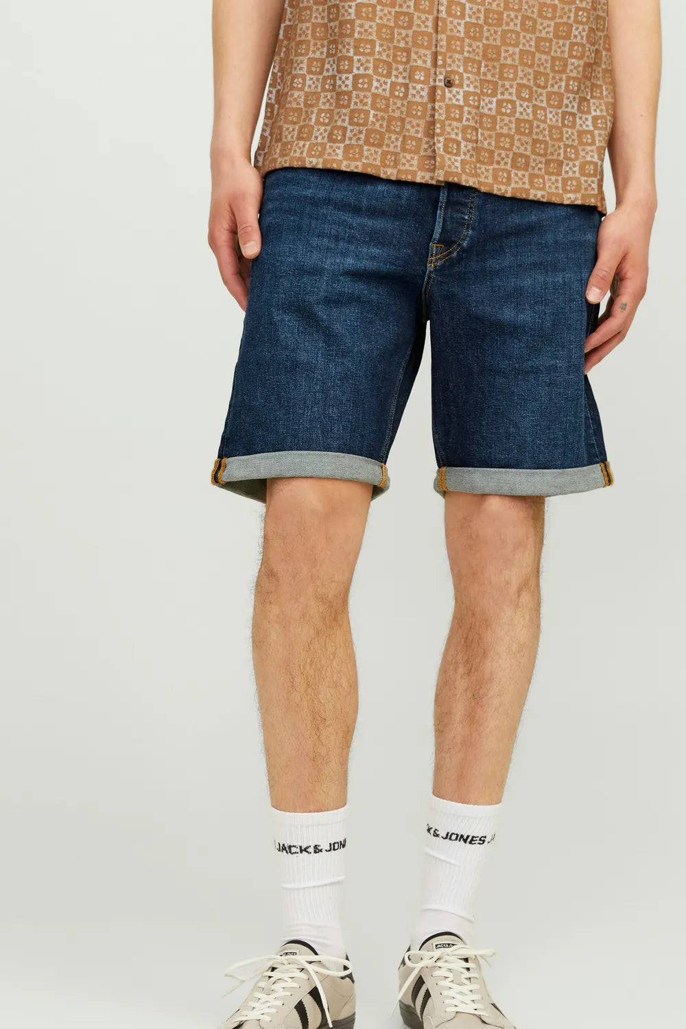 Jack Jones Erkek Jjichris Jjoriginal Mavi Denim Kot Şort 12253814