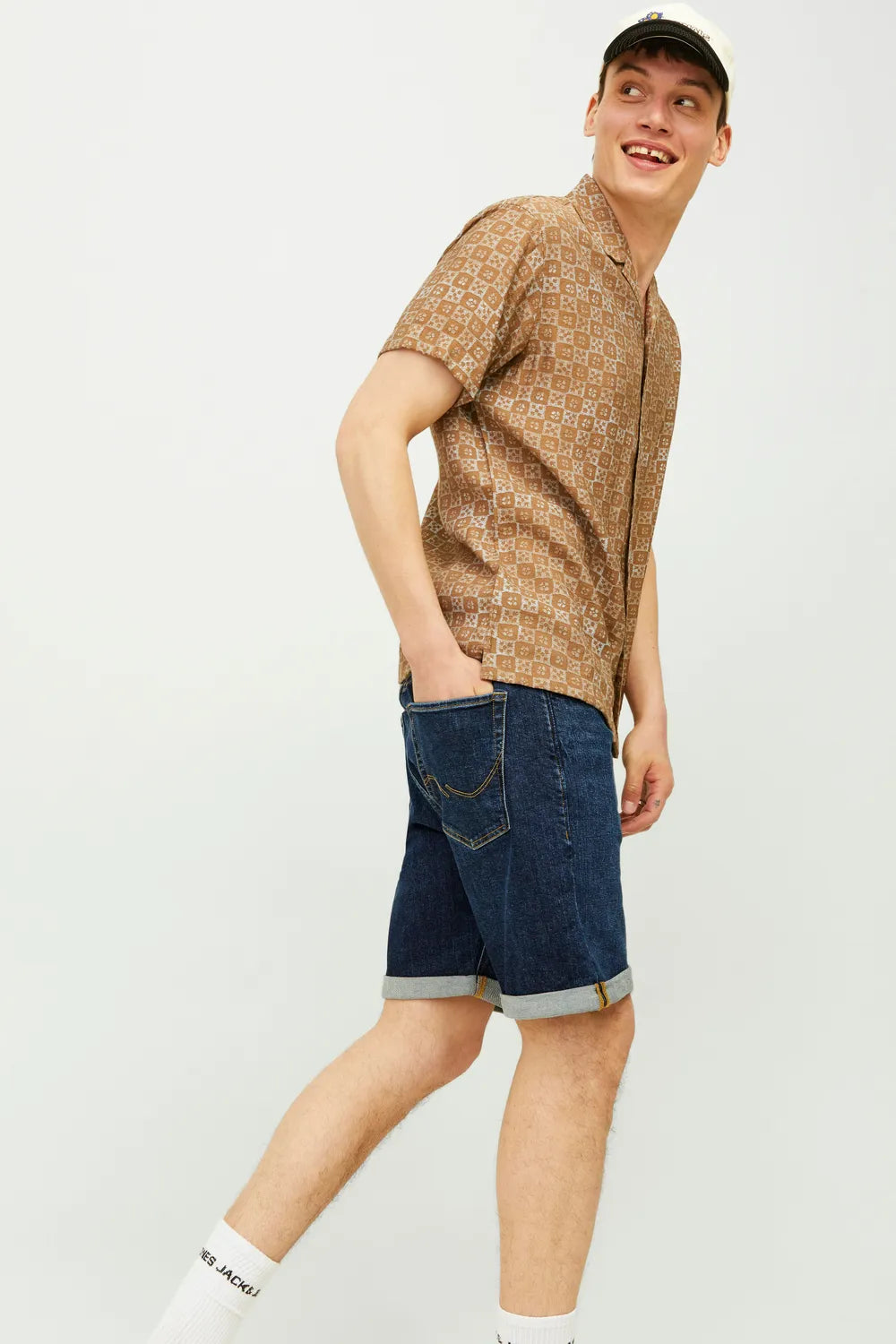 Jack Jones Erkek Jjichris Jjoriginal Mavi Denim Kot Şort 12253814