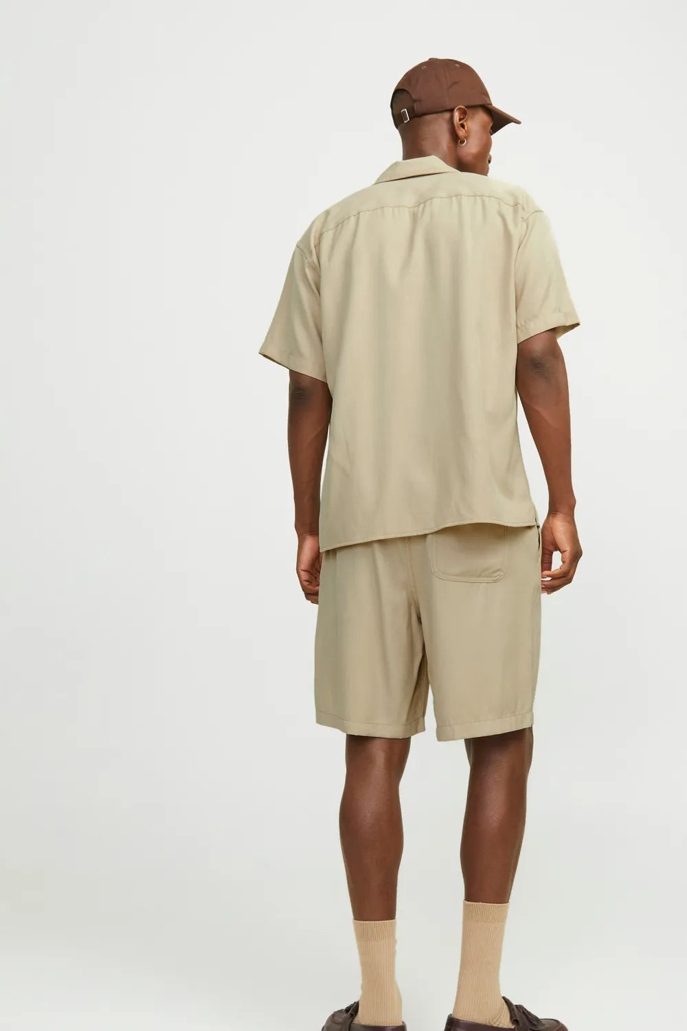 Jack Jones Erkek Jprccaaron Kahverengi Polo Yaka Gömlek 12251027