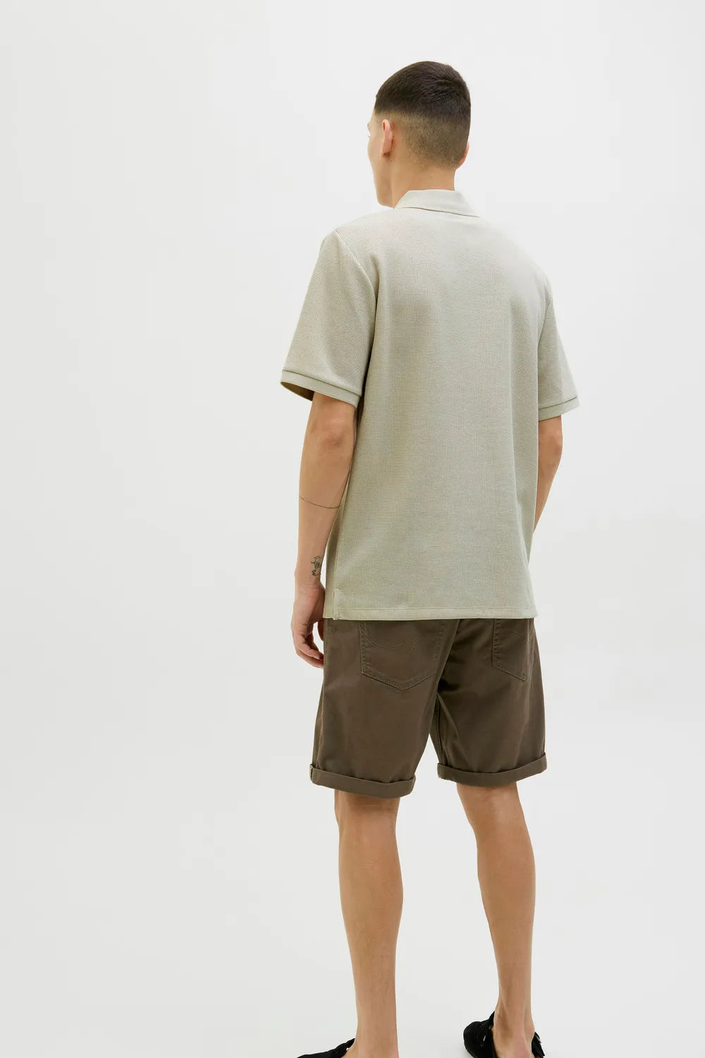 JACK JONES Erkek BEJ Polo Tişört 12279177