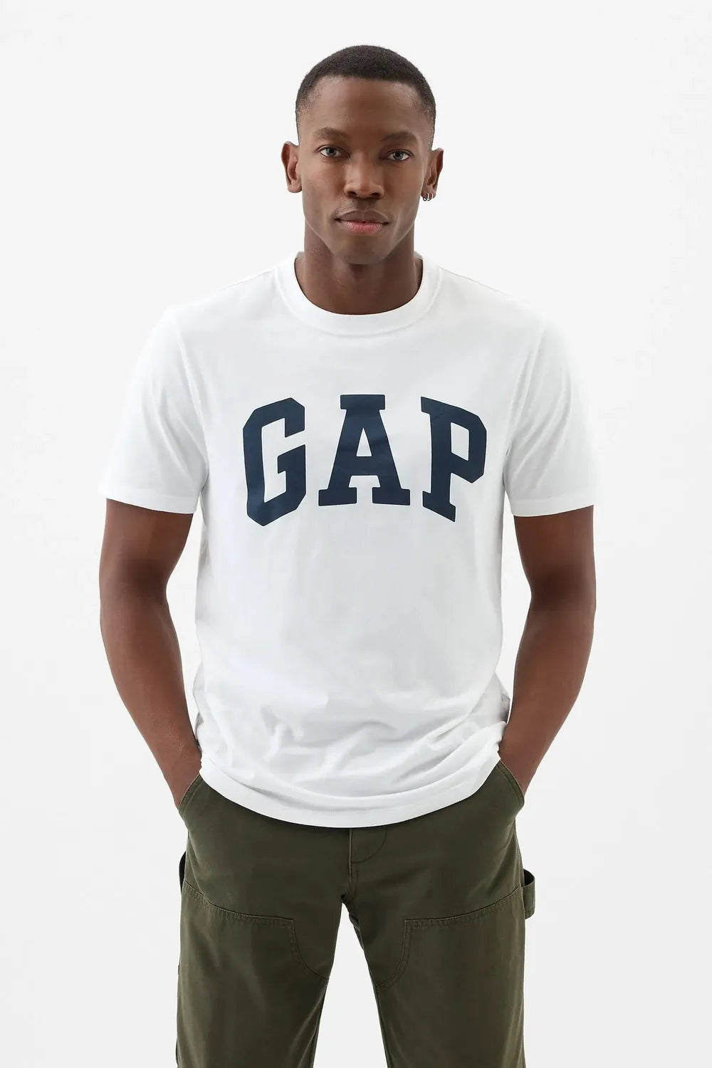 GAP Erkek Beyaz Tişört 856659003BY