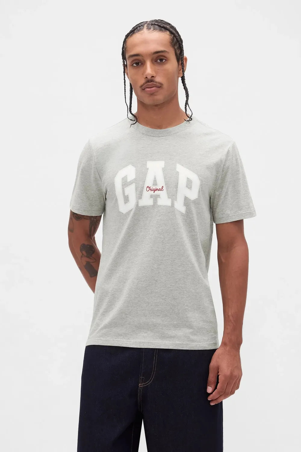 GAP Erkek Gri Tişört 542246000