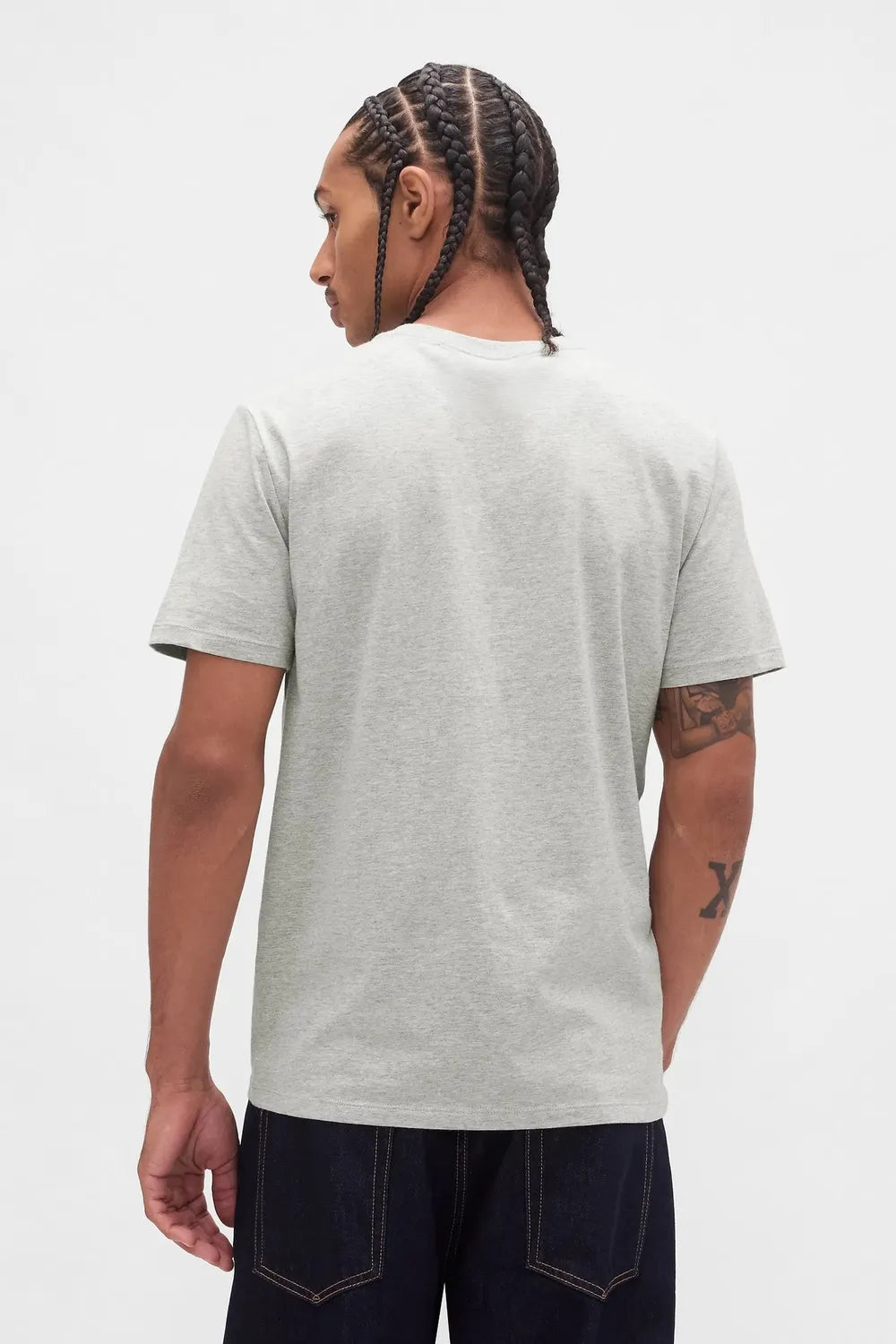 GAP Erkek Gri Tişört 542246000