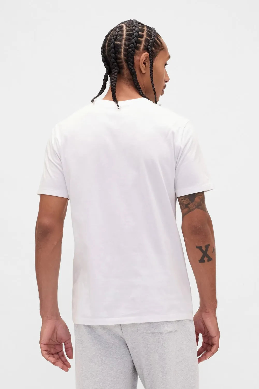 GAP Erkek Beyaz Tişört 542246001