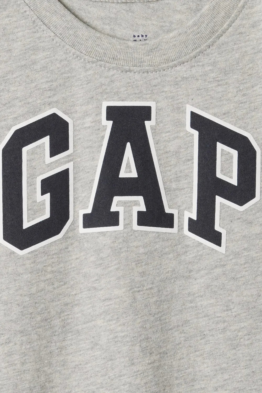 GAP Erkek Açık Melanj Gri Tişört 609749004