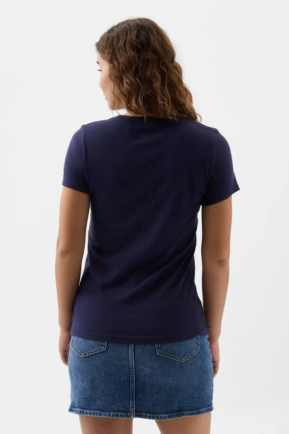 GAP Kadın Koyu Lacivert Tişört 729555000