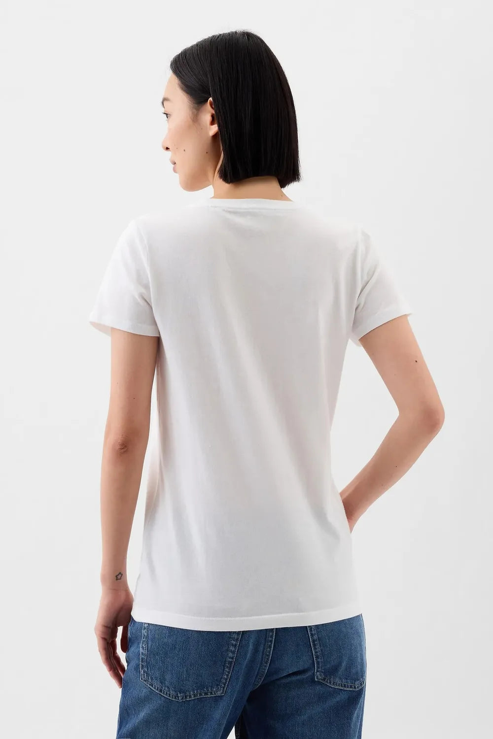 GAP Erkek Beyaz Tişört 729555012BY