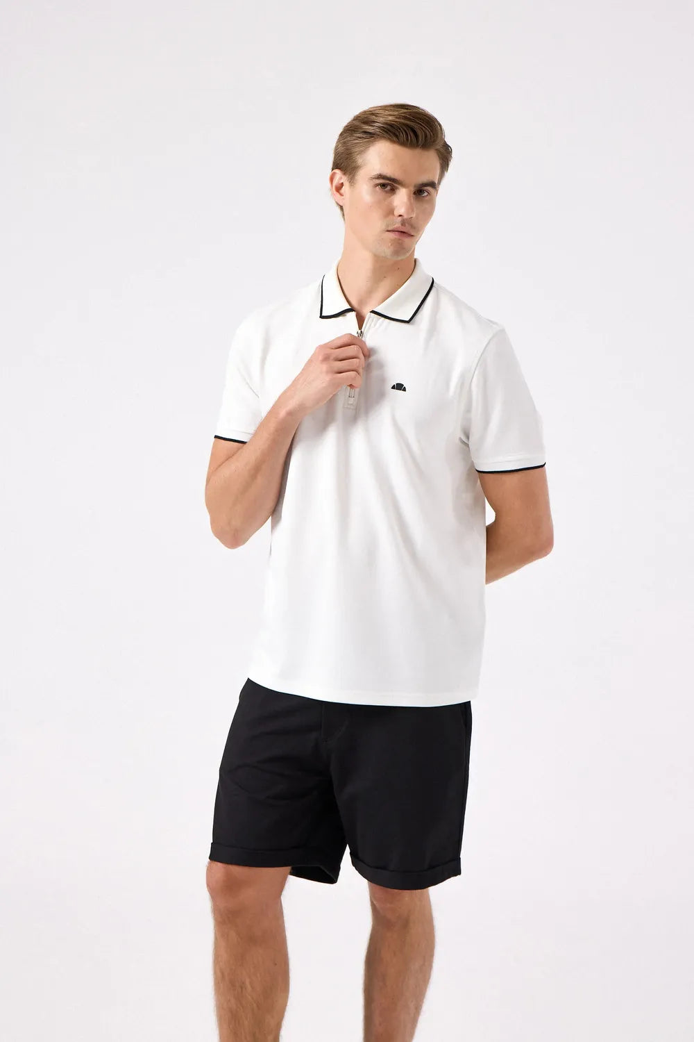 Ellesse Erkek Off White Tişört 6SM5006
