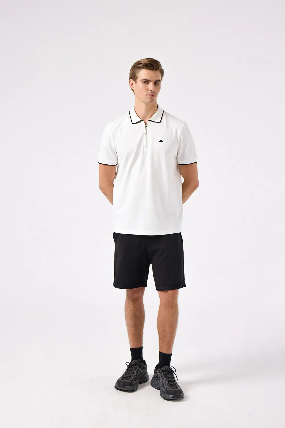 Ellesse Erkek Off White Tişört 6SM5006