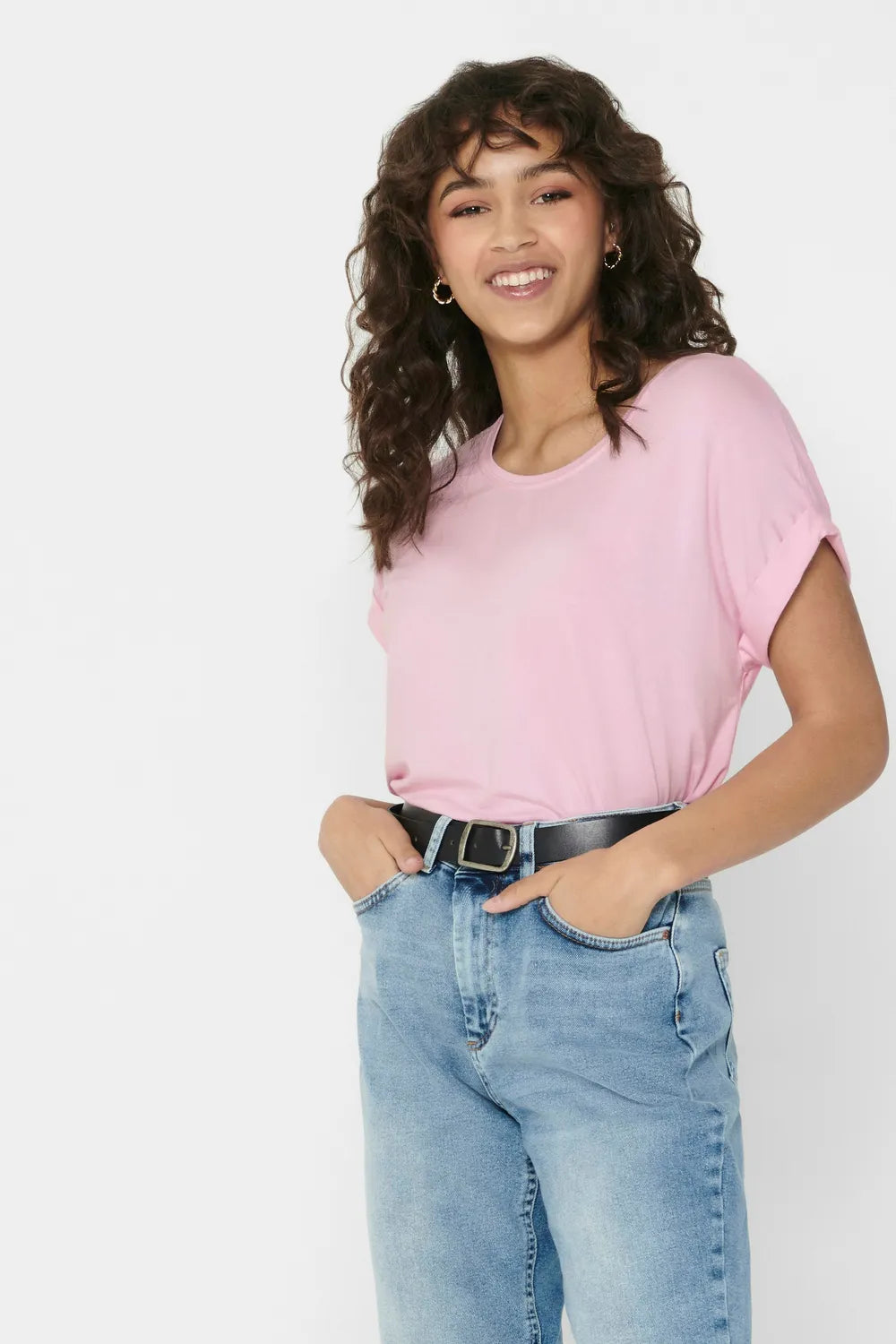 ONLY Kadın Pembe Tişört 15106662