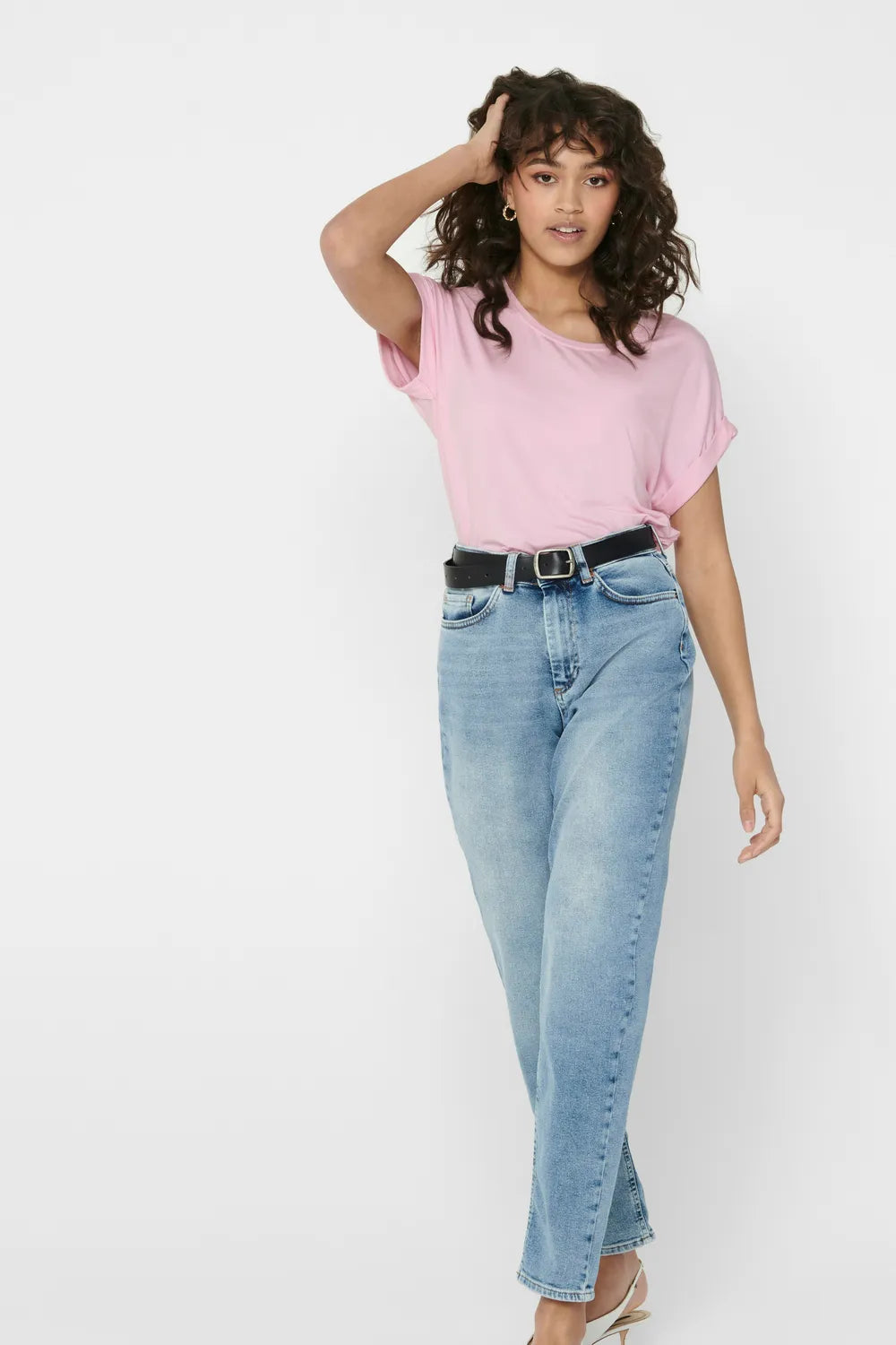 ONLY Kadın Pembe Tişört 15106662