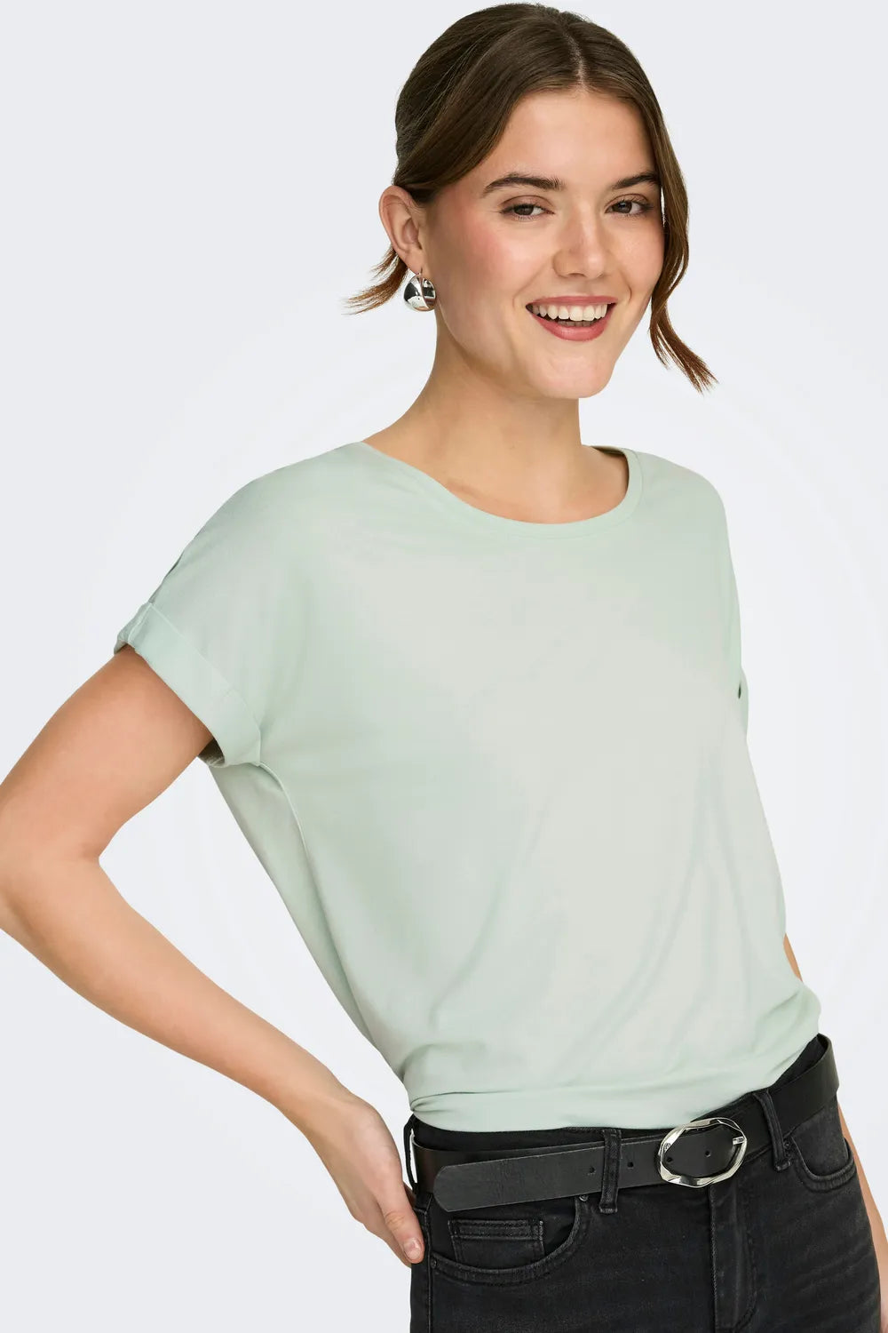 ONLY Kadın Yeşil Tişört 15106662