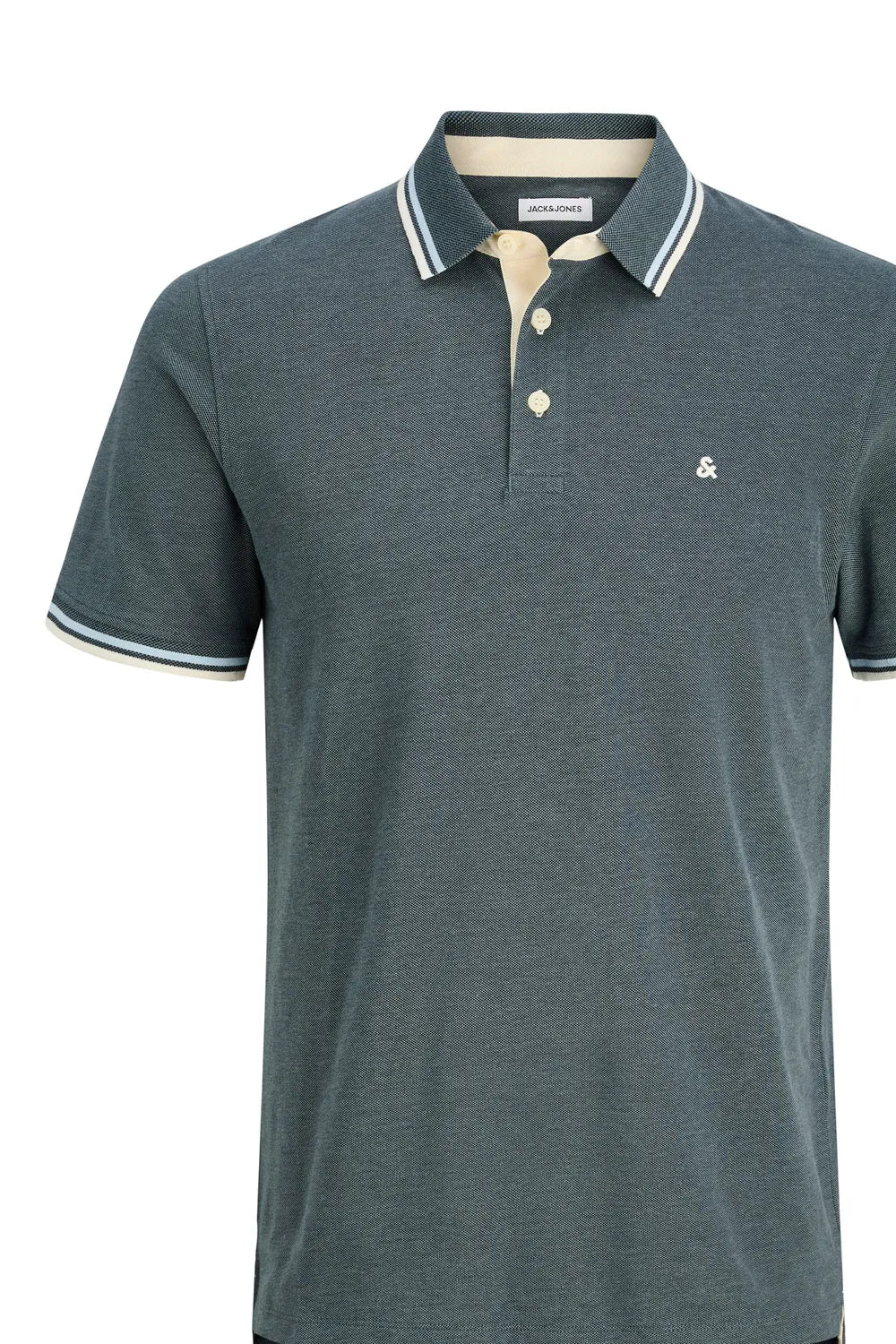 Jack&Jones Plus Erkek Koyu Gri Polo 12143859